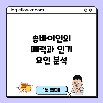 송바이인의 매력과 인기 요인 분석