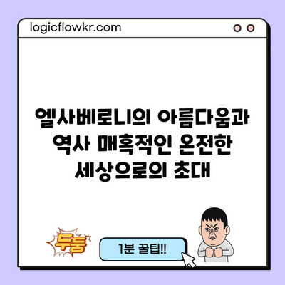 엘사베로니의 아름다움과 역사: 매혹적인 온전한 세상으로의 초대