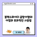 블랙스파이더 곰팡이젤의 이점과 효과적인 사용법