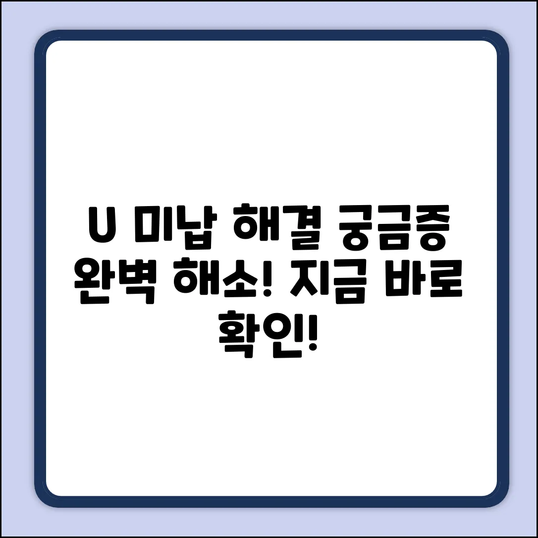 LGU+ 미납 질문 완벽 가이드: 궁금증 해결!