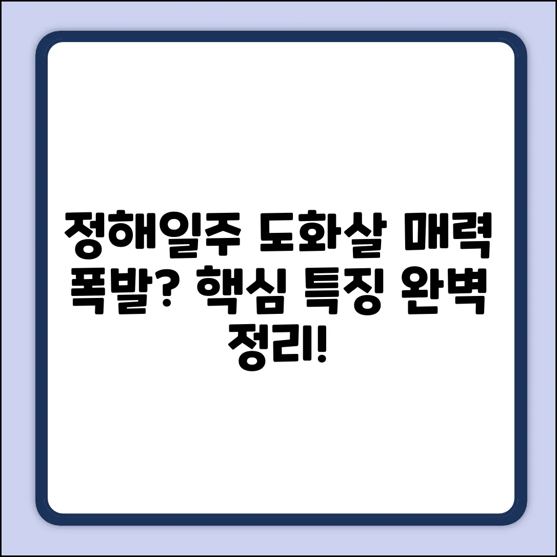 정해일주 도화살, 매력 폭발? 특징 쉽게 풀이!