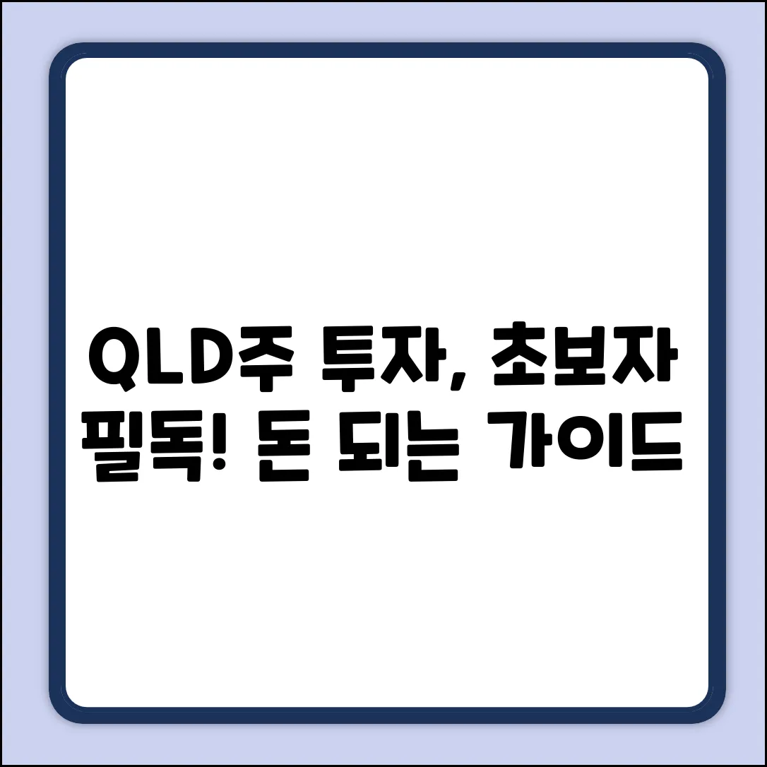 QLD주가, 누구나 쉽게 보는 투자 가이드!