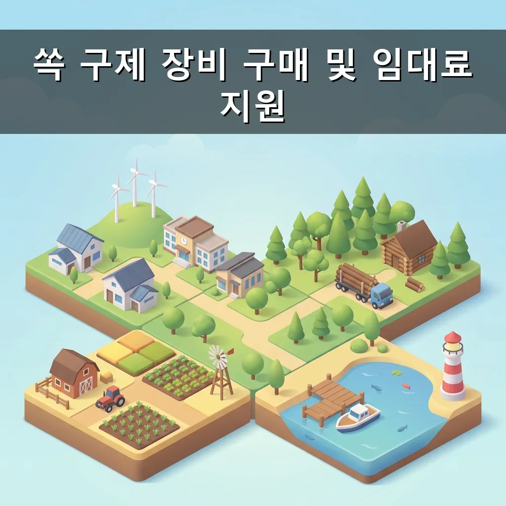 쏙 구제 장비 구매 및 임대료 지원 신청 방법 및 혜택 안내 총정리